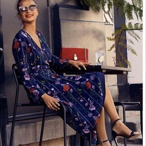 Ted Baker Navy Red Floral Print Hedgerow